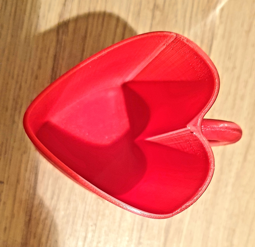 Valentines Heart love cup