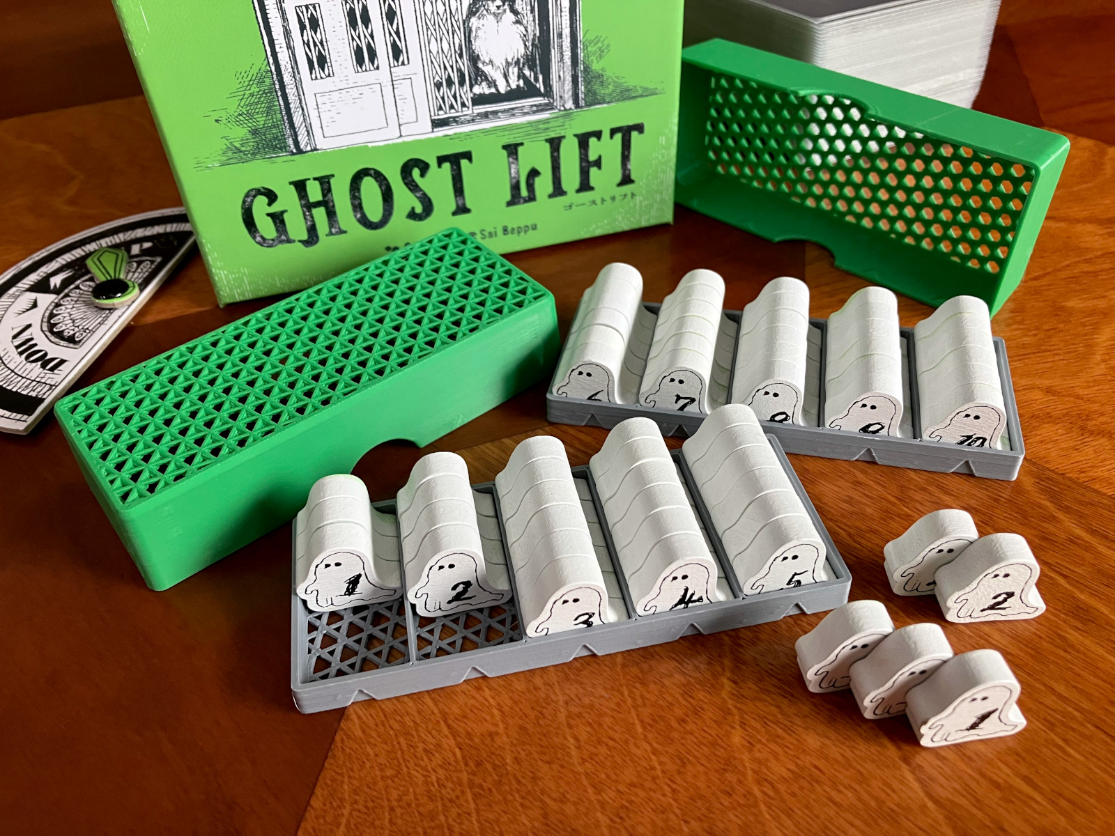 Ghost Trays for Ghost Lift Card Game