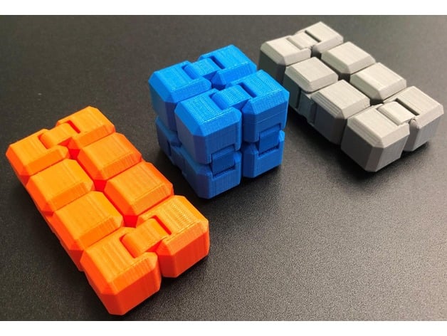 3D printed infinity cube
