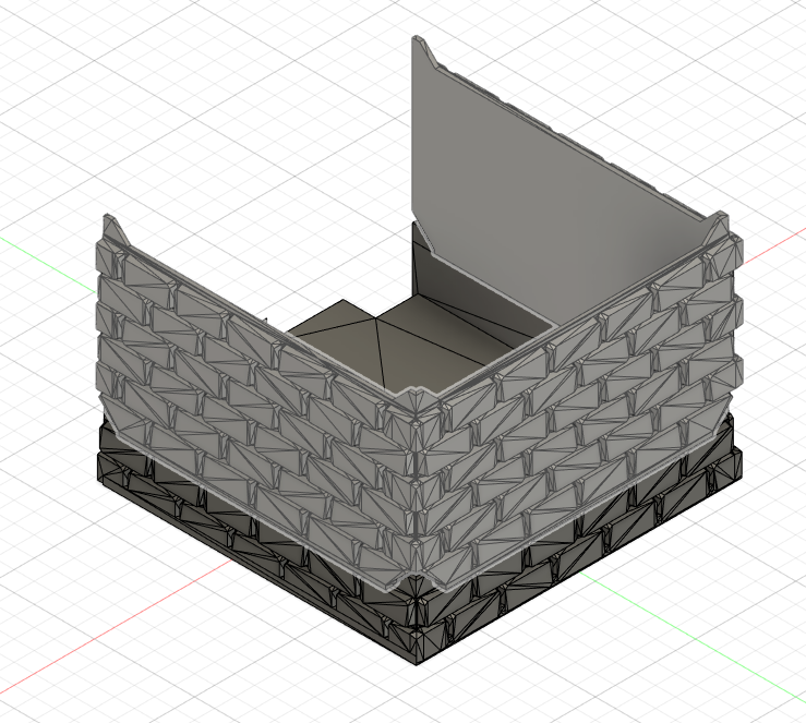Hideable Tray for DMs - Dice Tower - Modular Castle