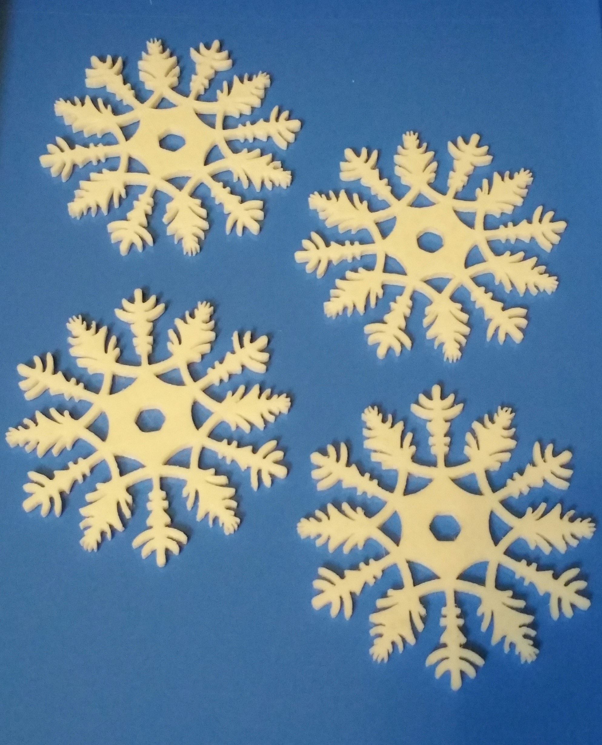 snowflake decoration or drinks coaster