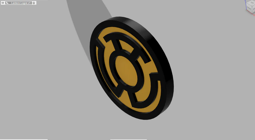 Miniatura 3 do modelo 3D Sinestro Corp Emblem