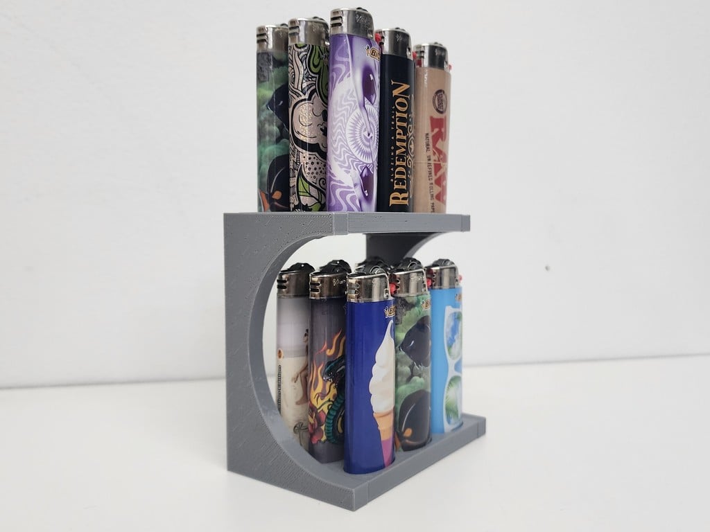 BIC Lighter Display Stand - 3x3 Two Tier Rack
