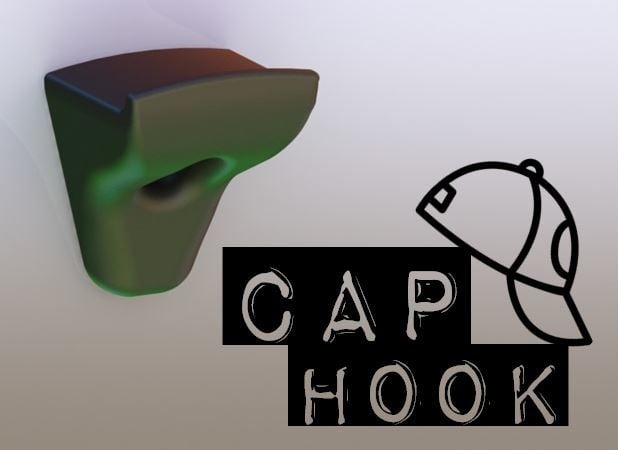 Baseball Cap Wall Hook / Wandhaken für Basecap