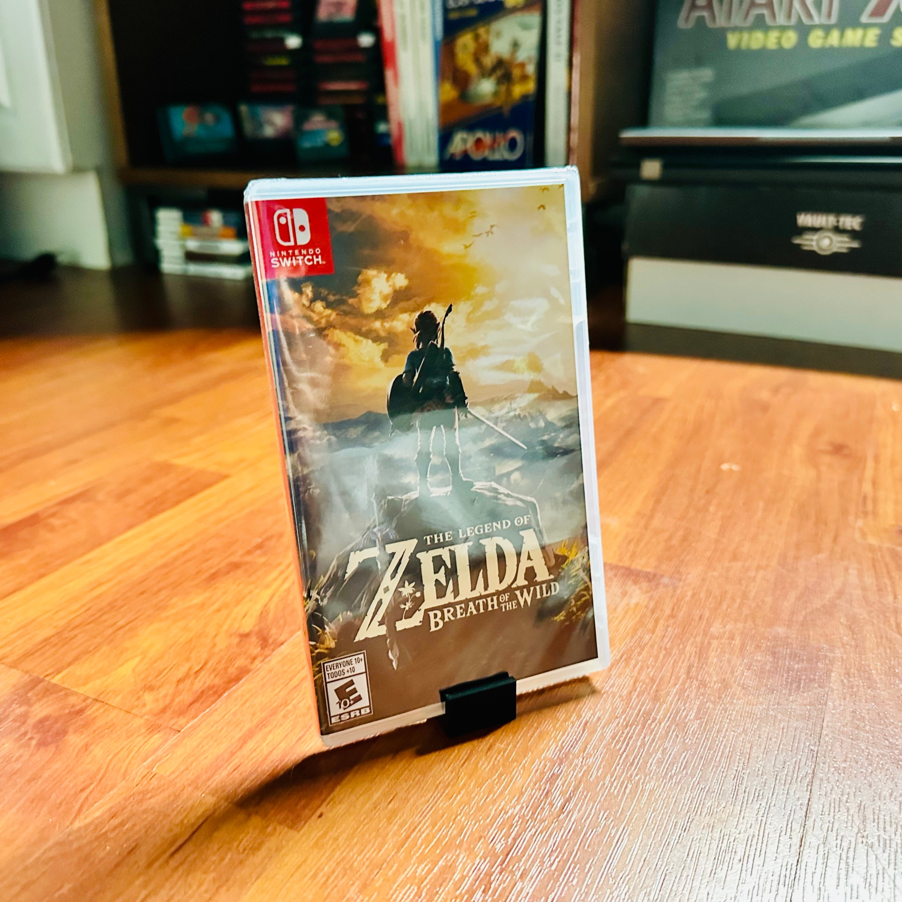 Display stand for game cases - Switch/PS1/PS2/PS3/PS4/GameCube/DS/3DS/Dreamcast/PS1/Wii/Wii U/Xbox/Turbografx 16 & PC EngineDVD/Bluray