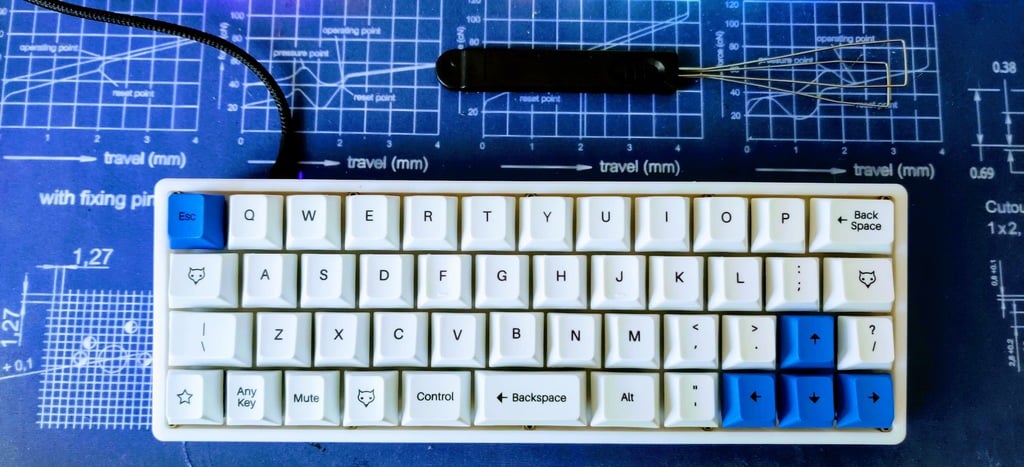 Handwired or GNAP 2.0 mechanical keyboard 3d printed case