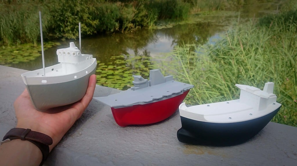 RC Pocket Boats - Simple Print & Build! 