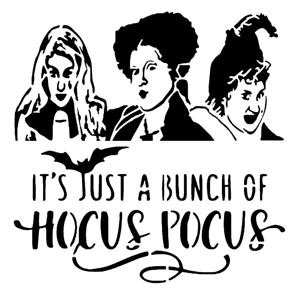Hocus Pocus stencil