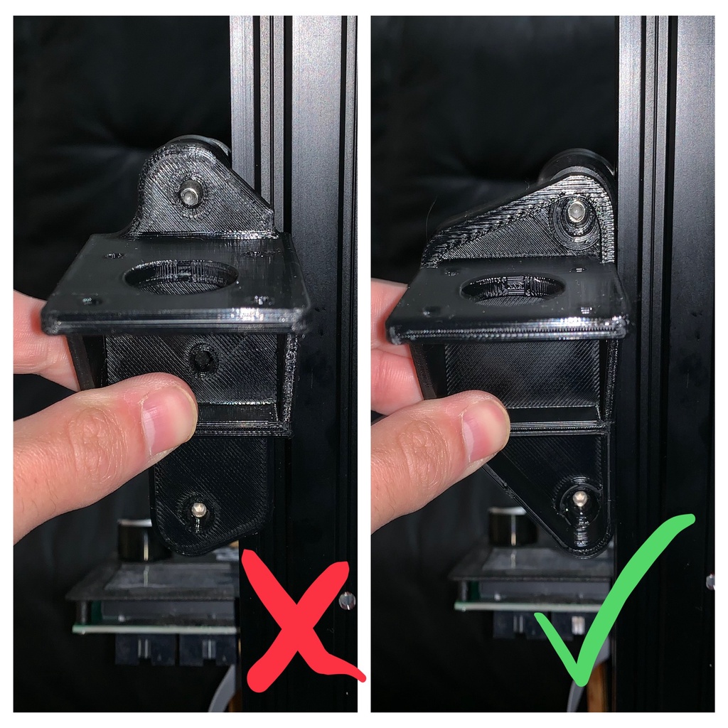 Dual Extrusion Motor Mount - Ender 3, CR-10, etc - NO HARDWARE REQUIRED!