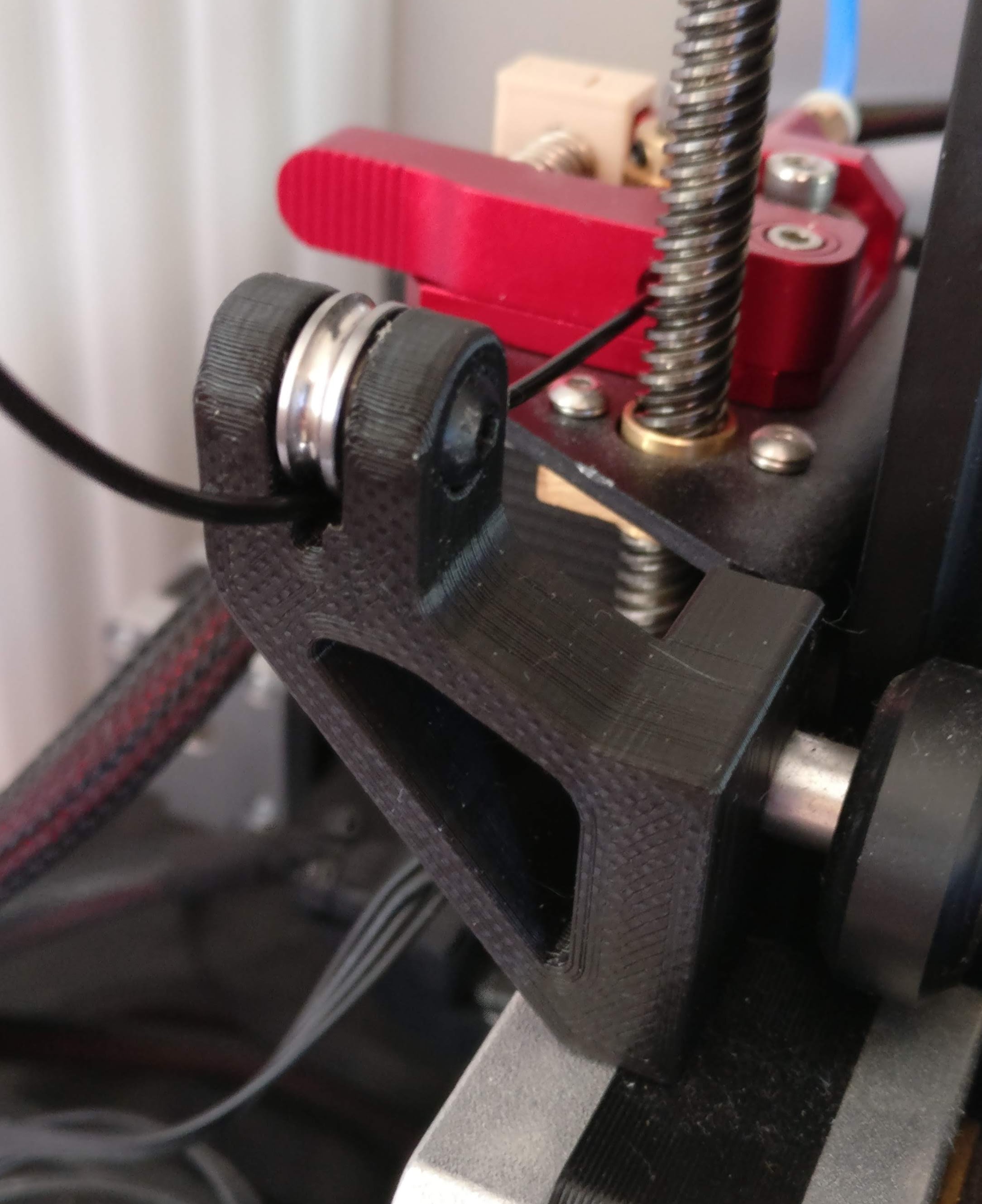 Ender 3 filament guide for 604 bearing