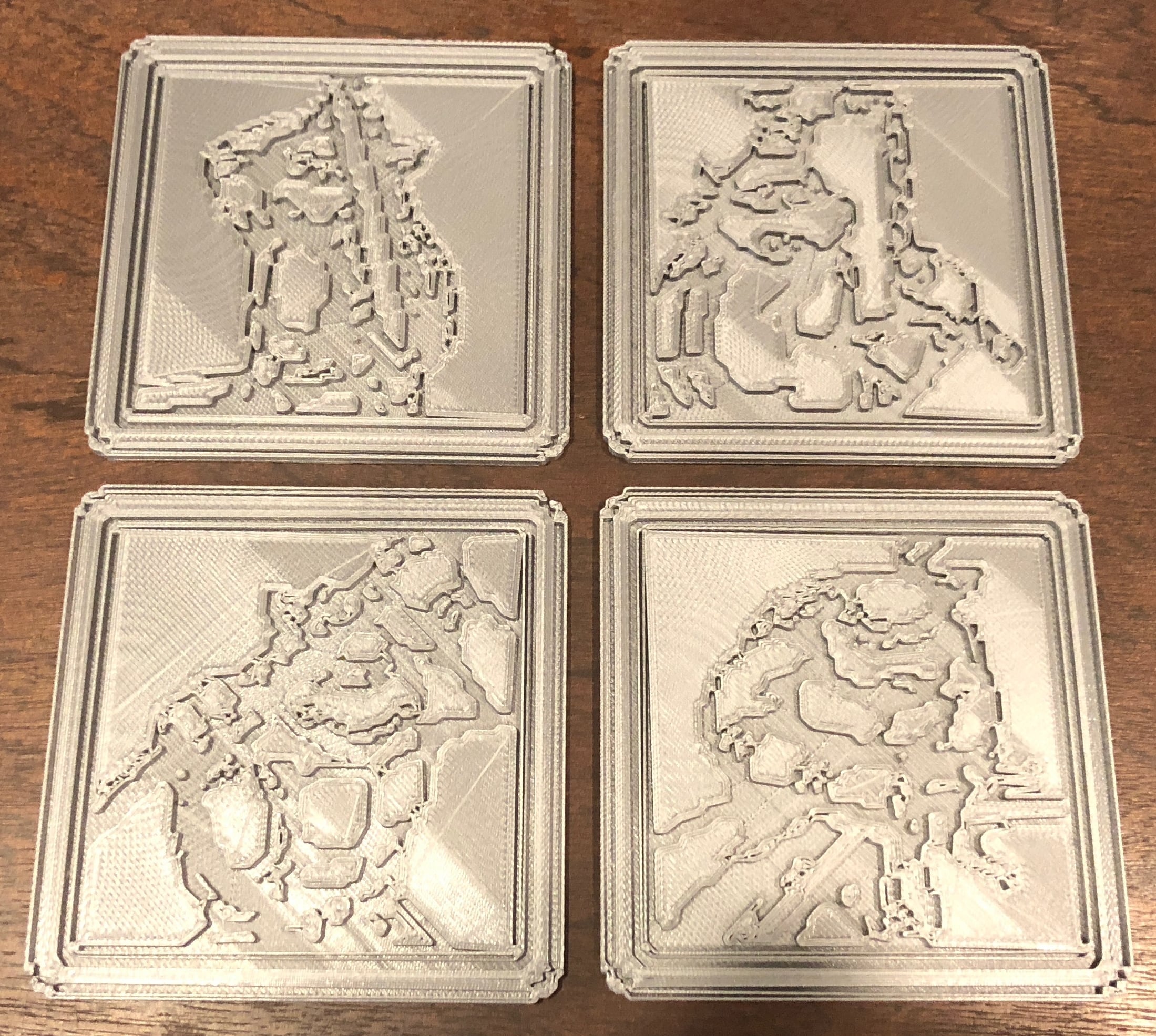 TMNT 3D Printable Coaster Set