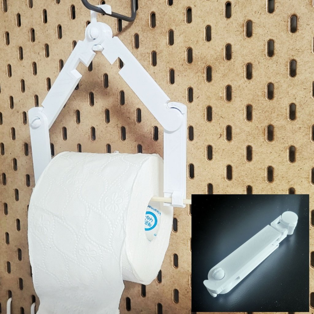 Foldable toilet paper hanger(for camping)