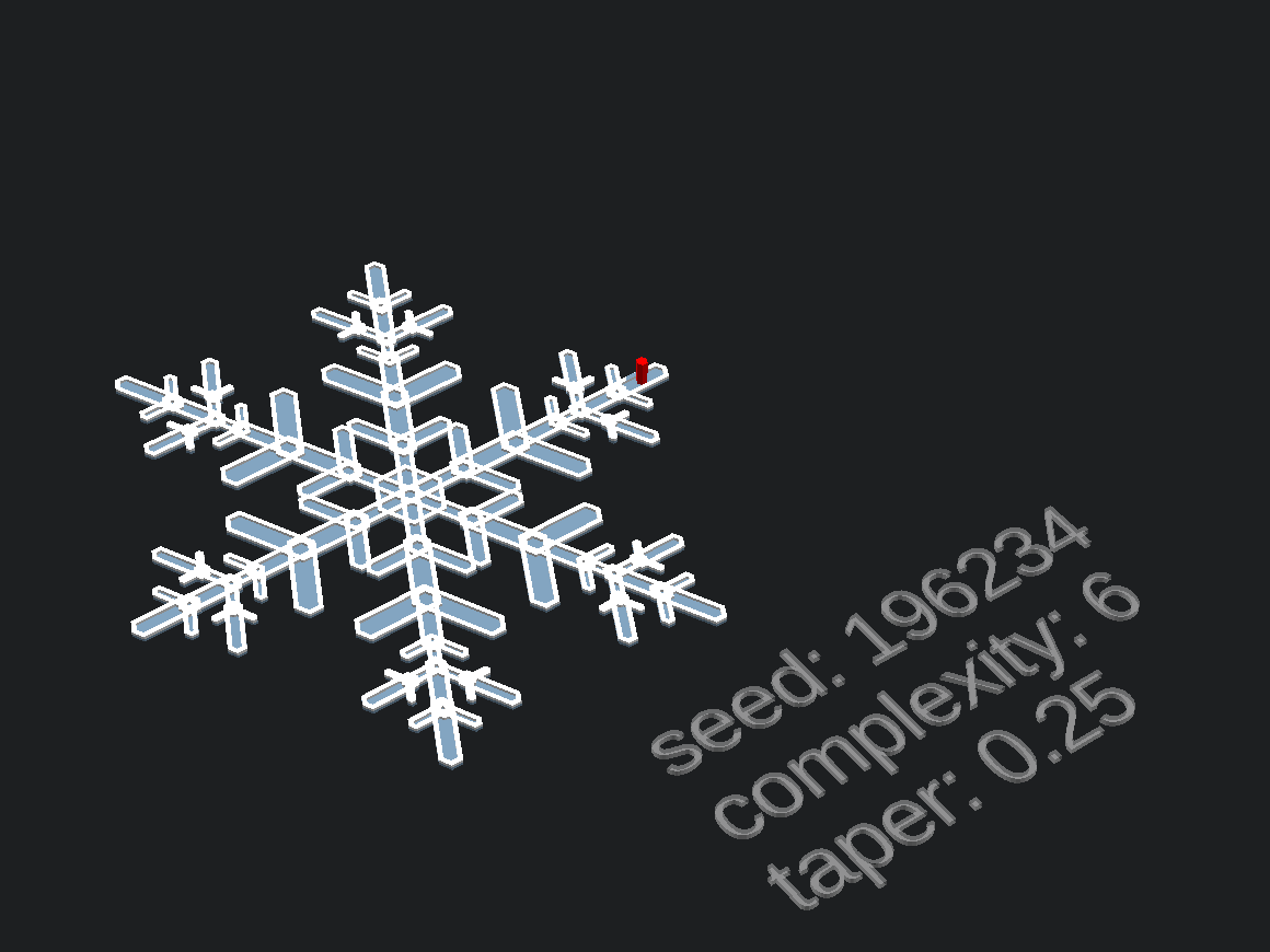 Customizable Easy Snowflake