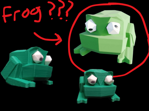 cubic frog