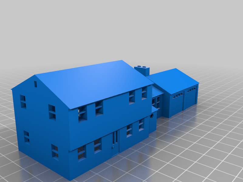 N scale house