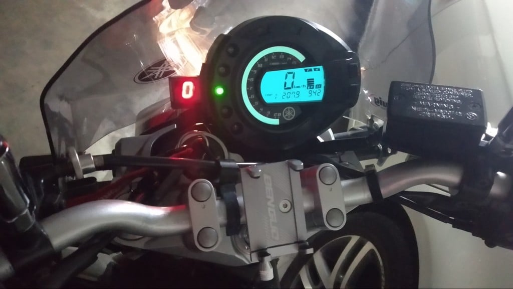 Yamaha Fz6 gear indicator mount