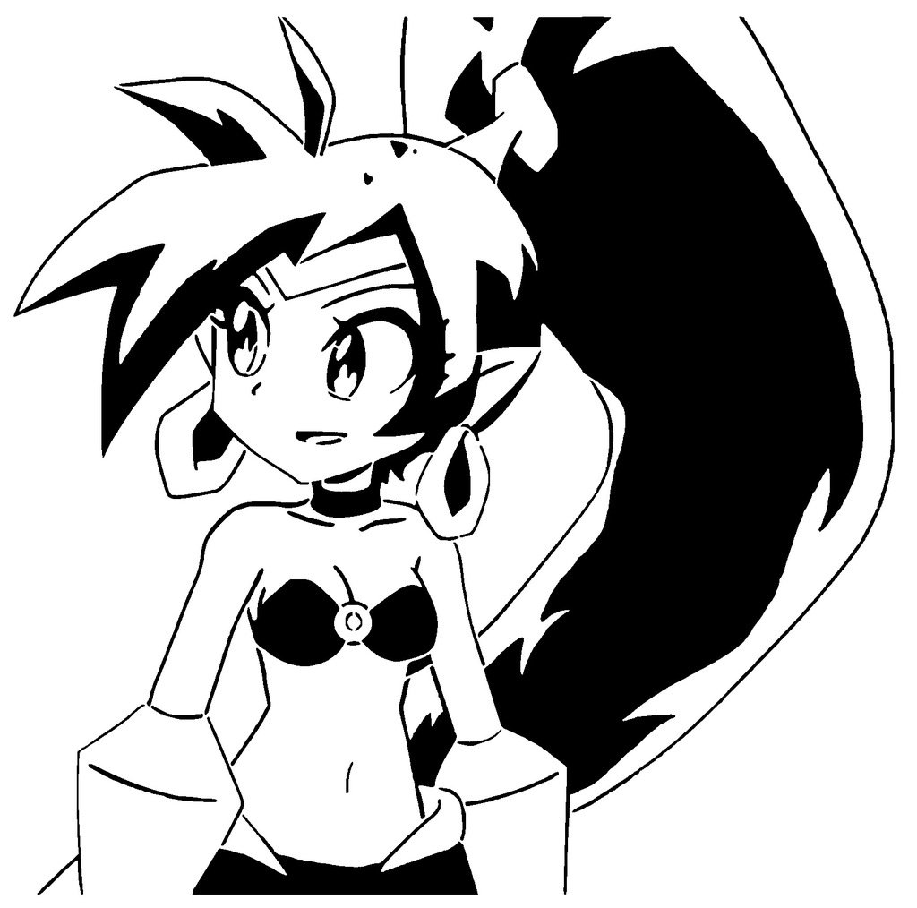 Shantae Stencil 2