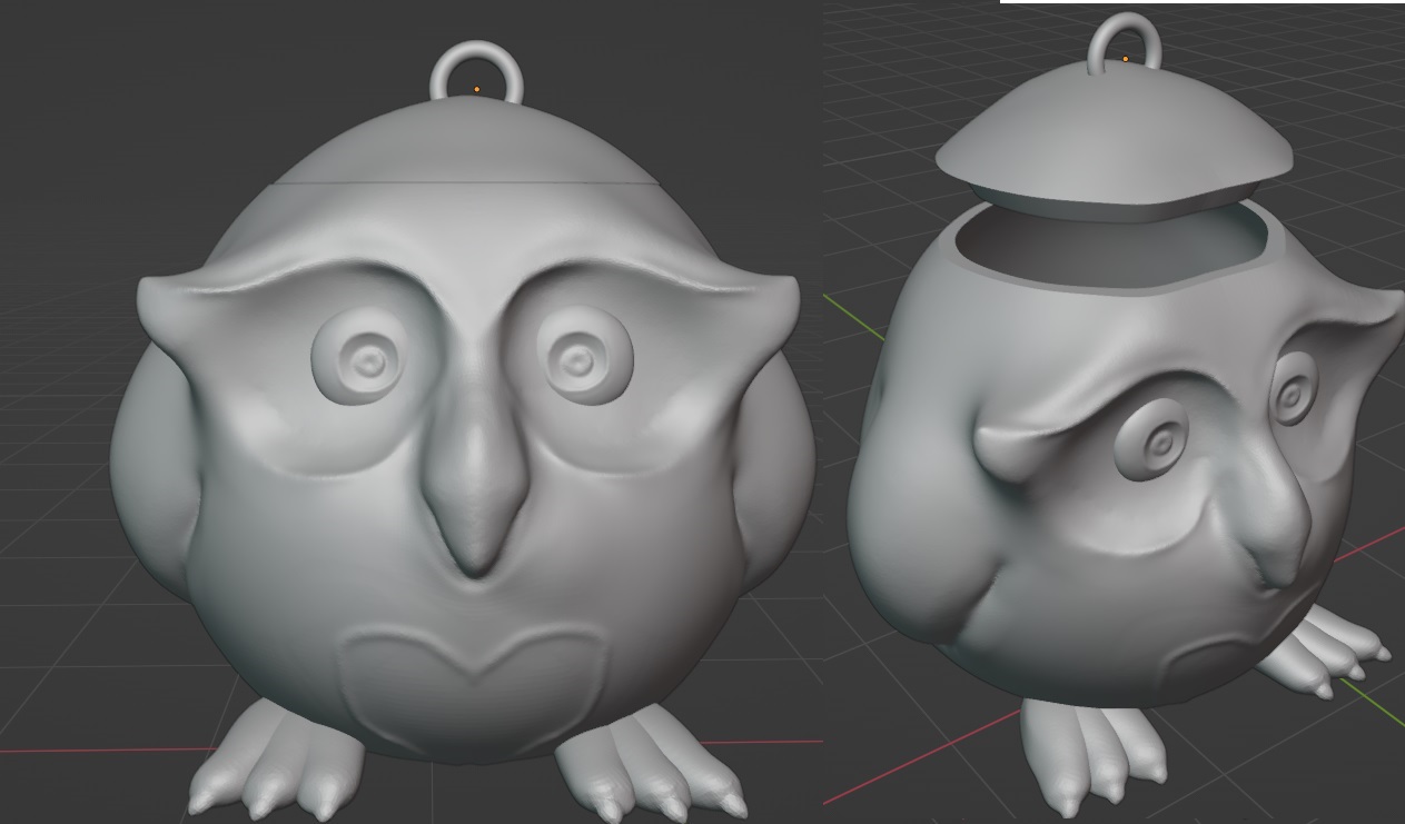 Owl cookie jar