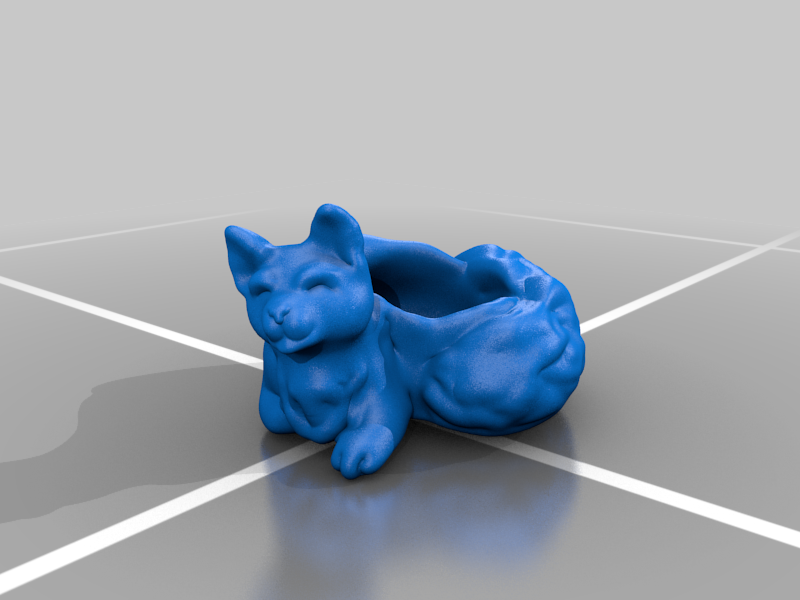 another kitty planter