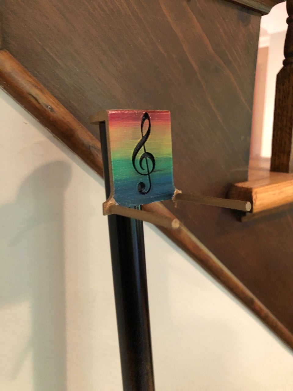Ukulele Stand from Scraps (upright)