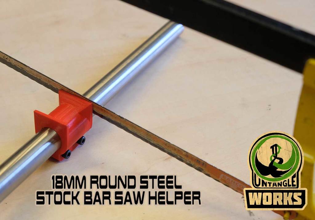 18mm round steel stock bar saw helper