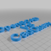 OpenSCAD VS CadQuery 3D Text  3D model