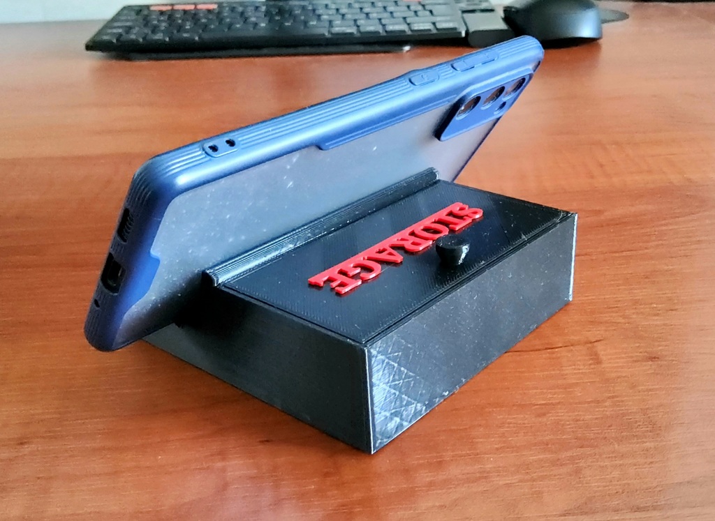 Phone/Tablet Stand with Storage Box