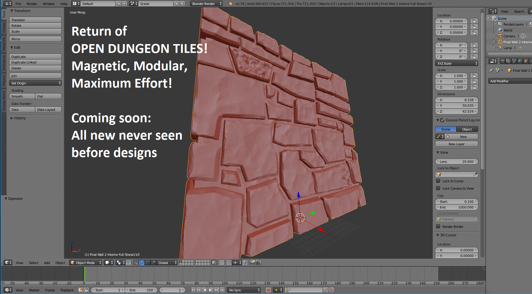 Promotion: Open Dungeon Tiles
