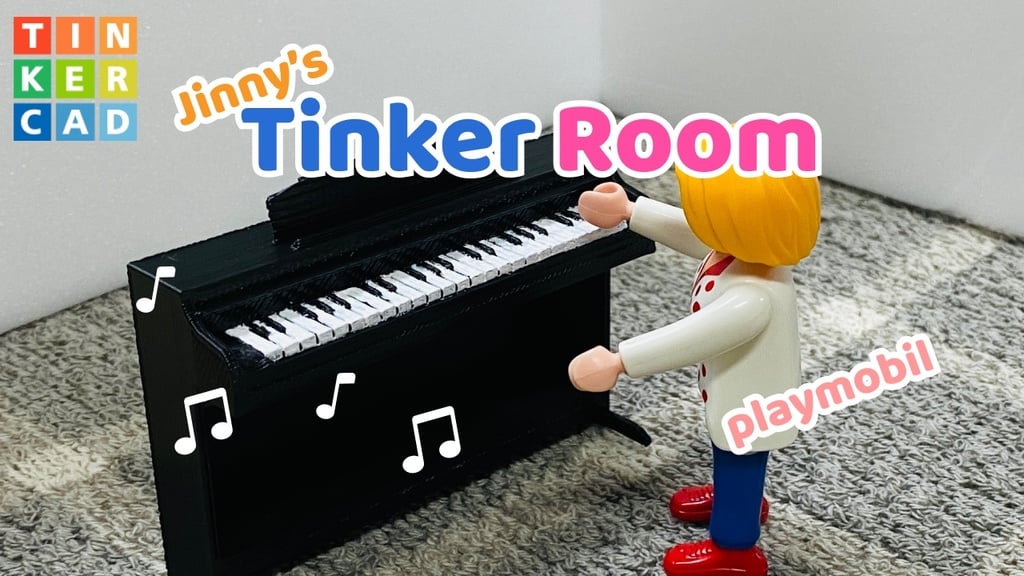 Miniature Piano for Playmobil