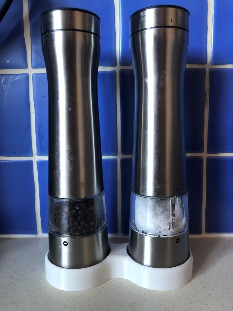 Salt and Pepper Mill Stand