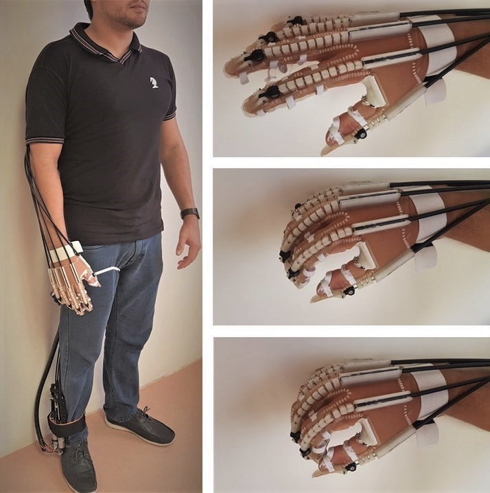 HERO (Hand Exoskeleton for Rehabilitation Objectives)