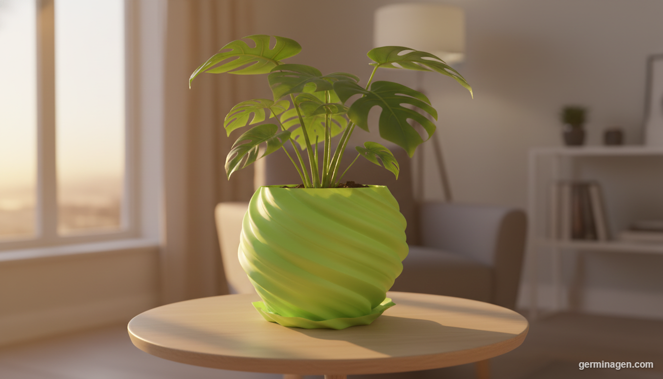 Bulging Twisted Planter