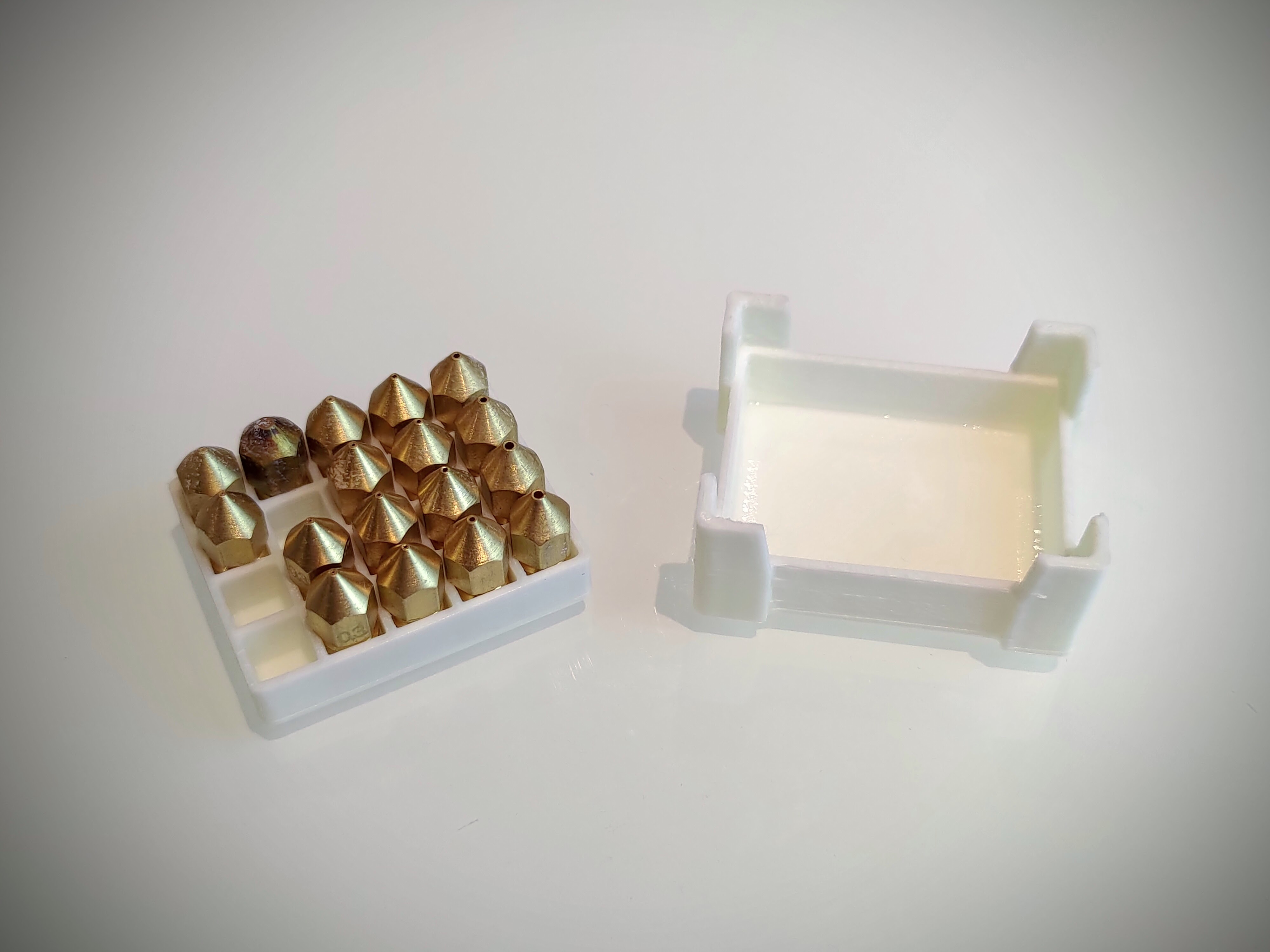 Compact nozzle box