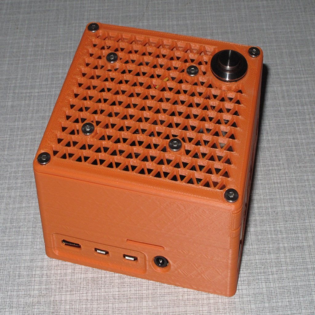 Raspberry Pi 4 Case for Pi & Buck Converter - 50mm fan