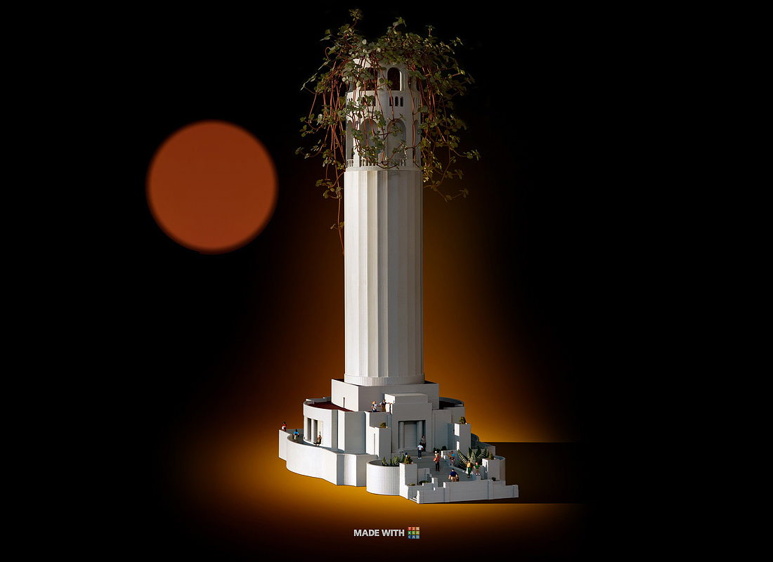 Coit Tower, San Francisco (HO scale)