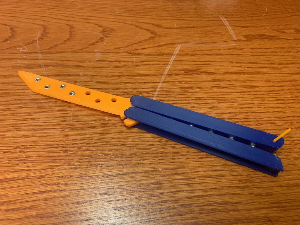 Balisong - No Scews Needed!