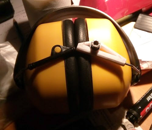Hearing Protection/Ear Muff Hinge bracket