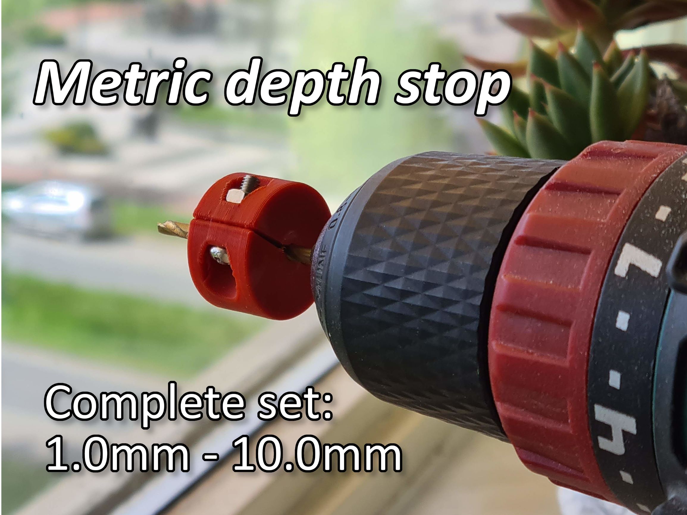 Metric depth stop - complete set