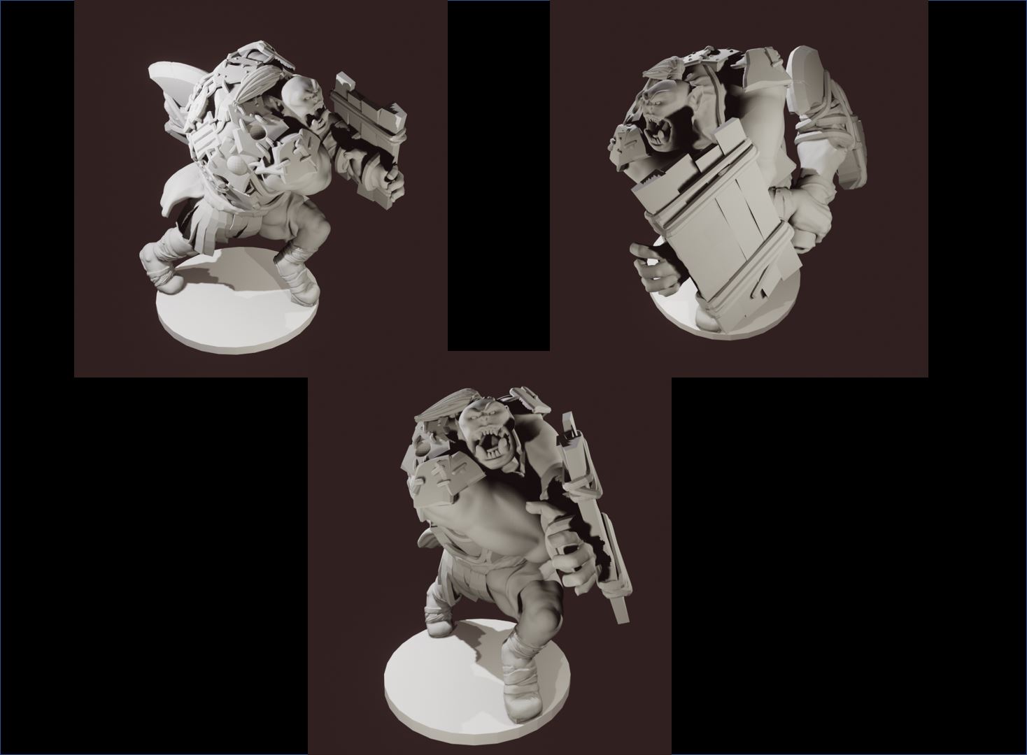 Image of Ogre Chieftain (Detachable Weapons)