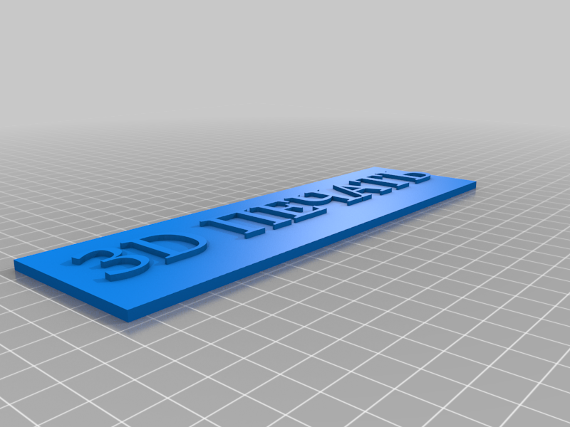 3D Printing Sign in Russian