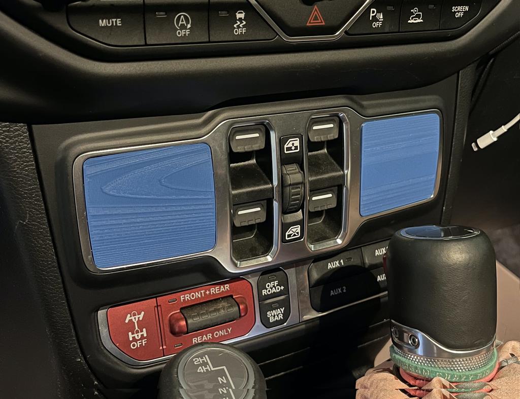 Jeep Dash Cover Left (Power Outlet) Snap In