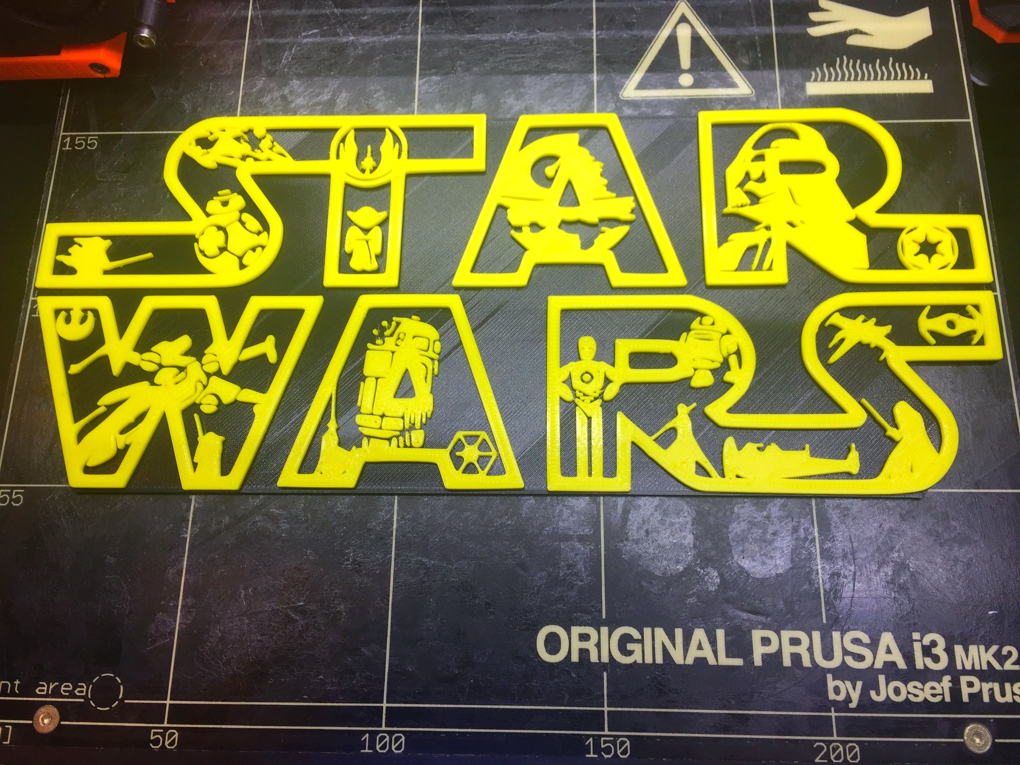 Star Wars Logo Mural
