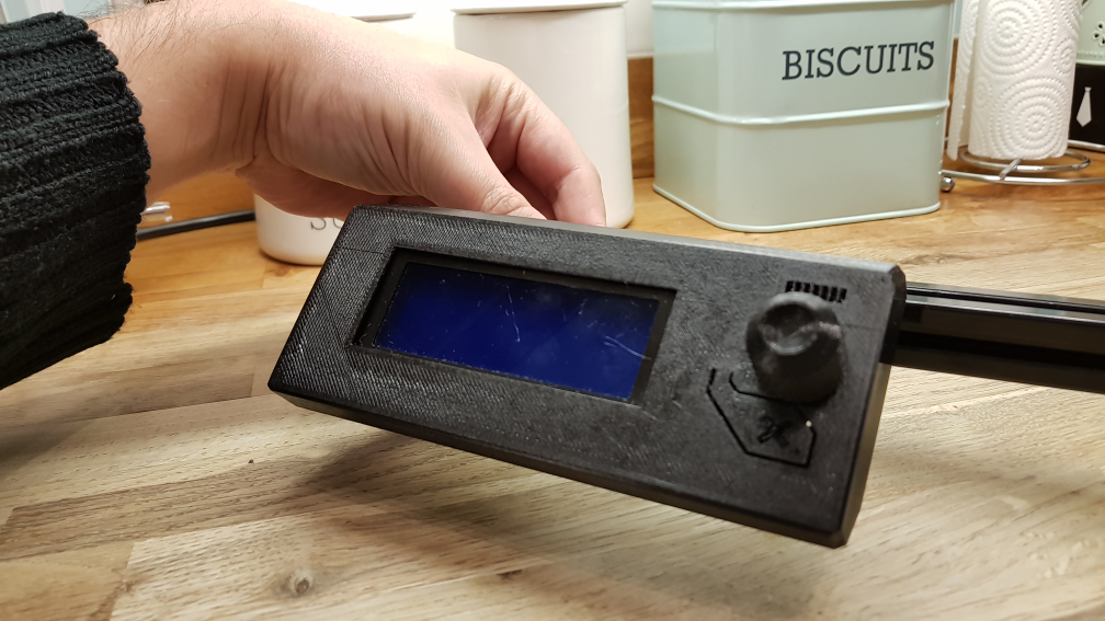 LCD Supports for 2020 Frame to use with Prusa LCD Cover
