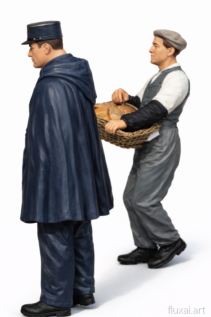 Bundle of 2D to 3D AI generate WW2 figures