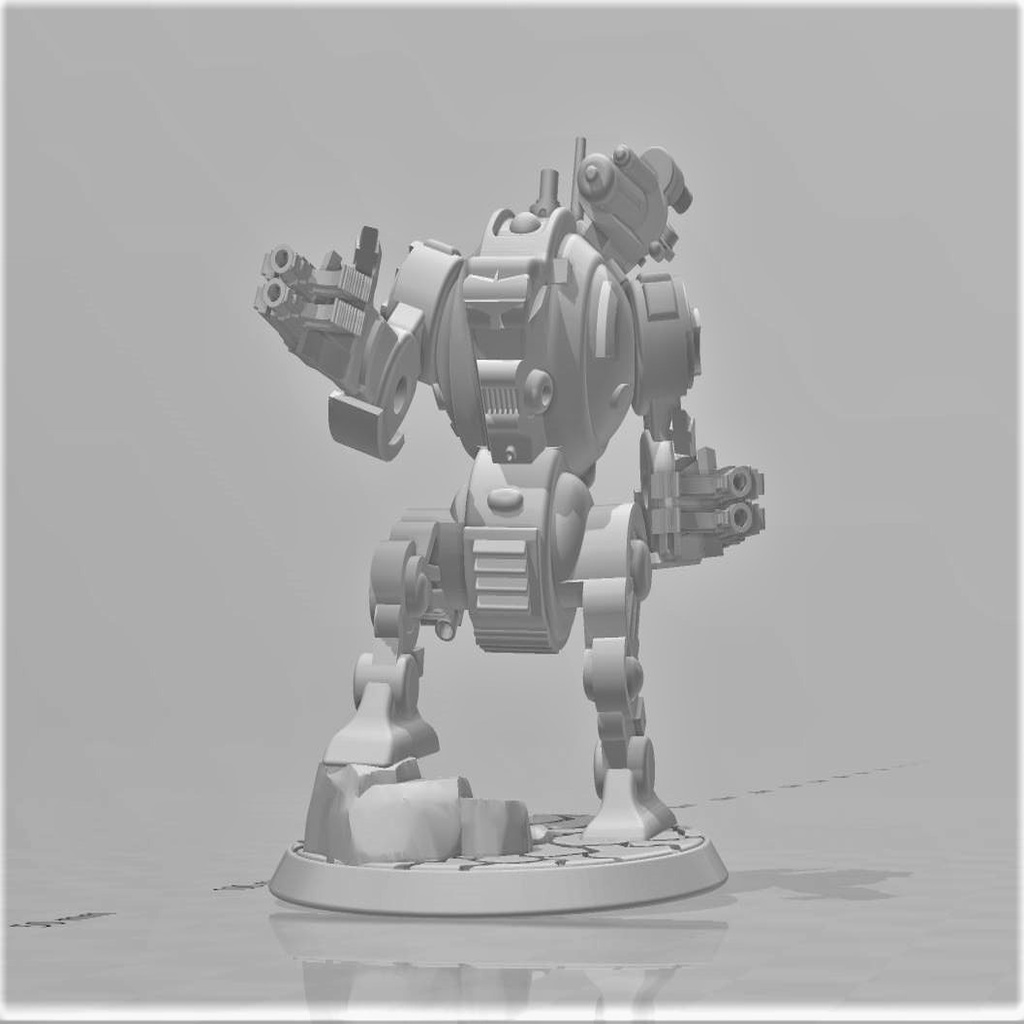 Eddie Furibundus Pattern Style Dreadnought - 28mm Robot Sci-Fi