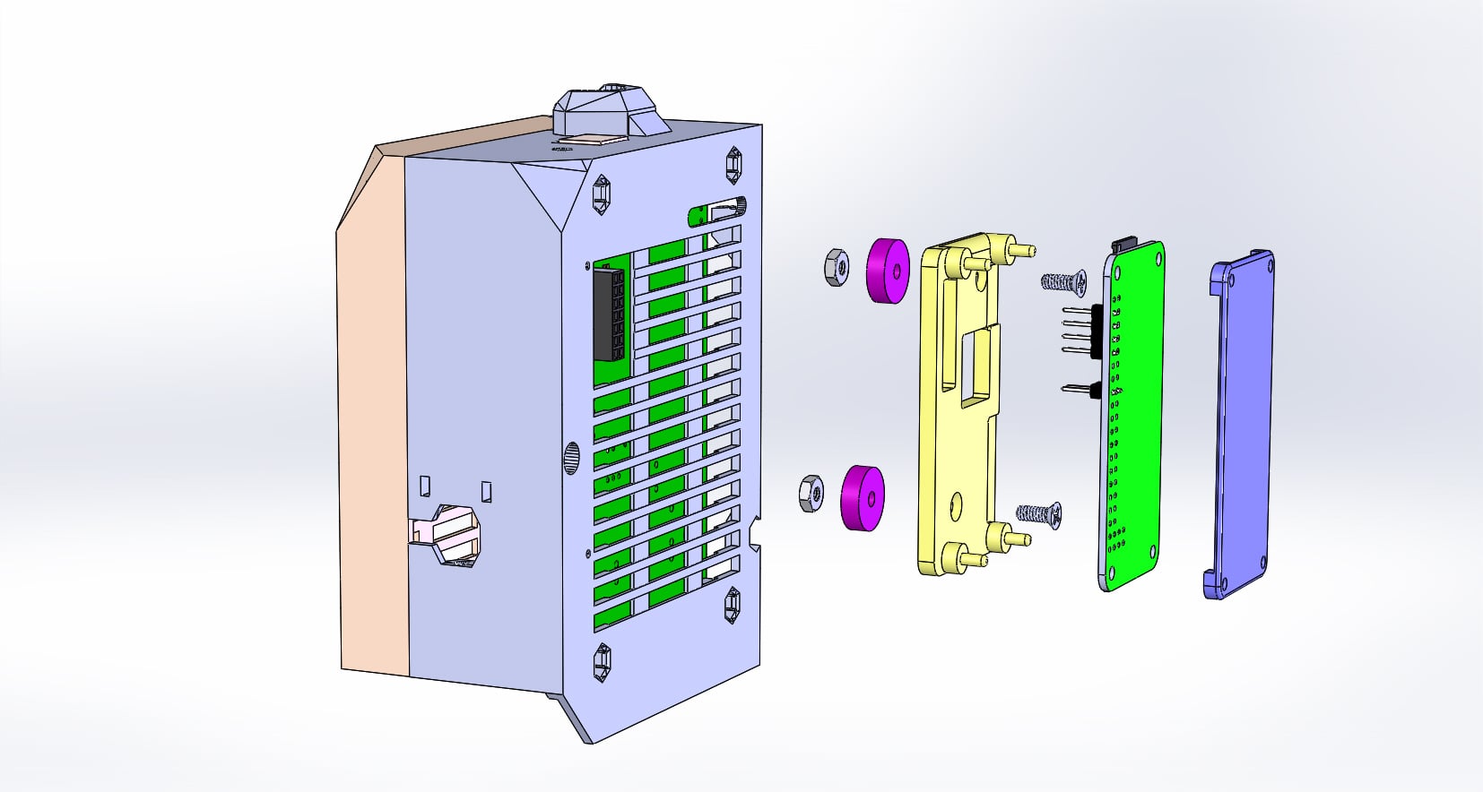 Pi ZeroW exterior frame mount for Prusa MK3