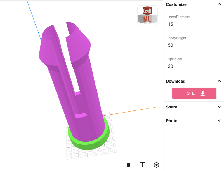 CraftML Through Plug Customizable
