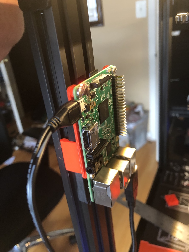 Ender Raspberry Pi Clip-on holder