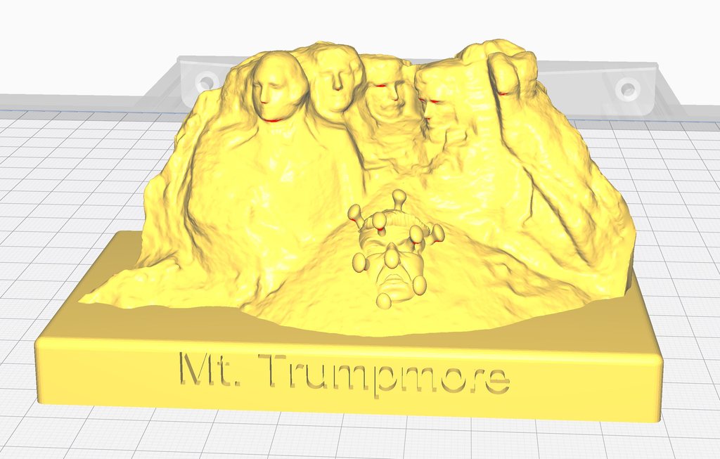 Mount Trumpmore - Trump on Mt Rushmore