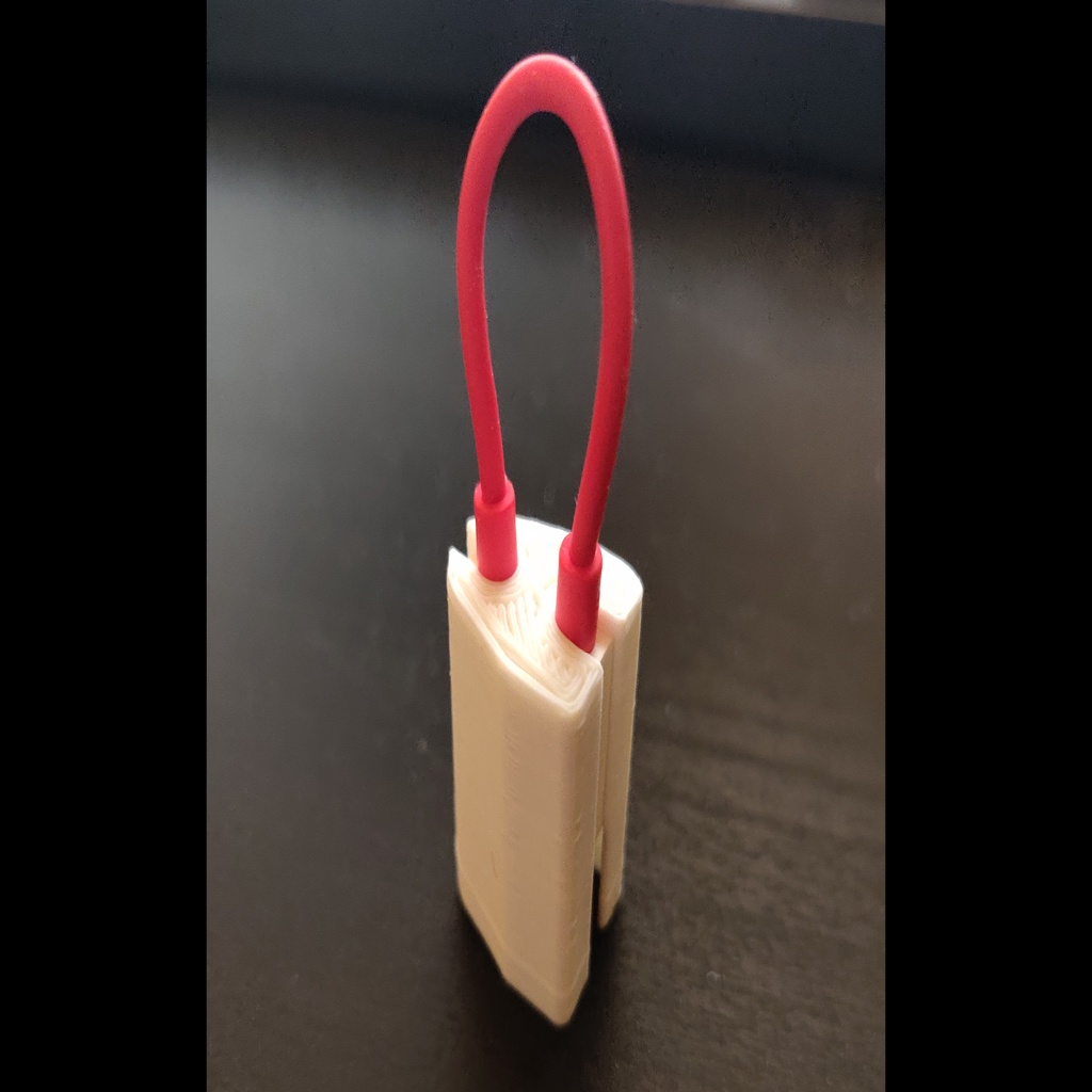 Oneplus 6T USB-C to 3.5mm audio adapter keychain holder
